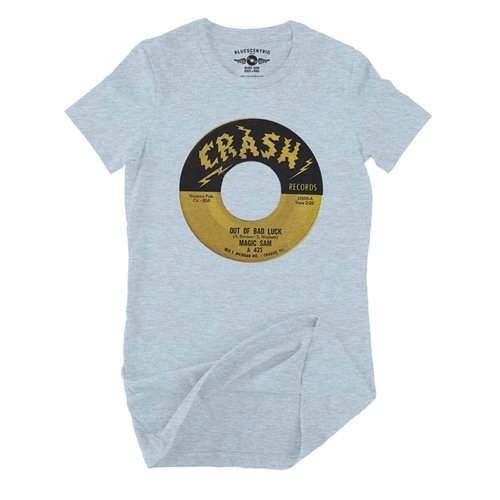 Crash Records Out Of Bad Luck Ladies T Shirt - Relaxed Fit