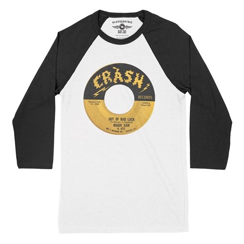 Crash Records Out Of Bad Luck Baseball T-Shirt