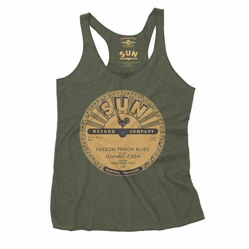 Sun Records Johnny Cash Folsom Prison Racerback Tank - Women's
