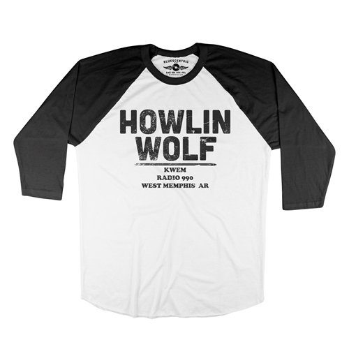 Howlin' Wolf KWEM Radio Baseball T-Shirt