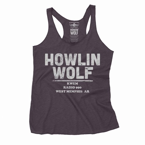 Howlin' Wolf KWEM Radio Racerback Tank - Women's