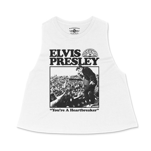 Elvis Presley Tupelo Racerback Crop Top - Women's