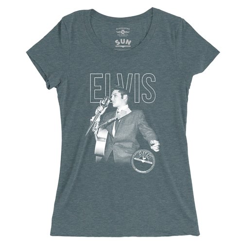 Elvis Marquee Ladies T Shirt - Relaxed Fit