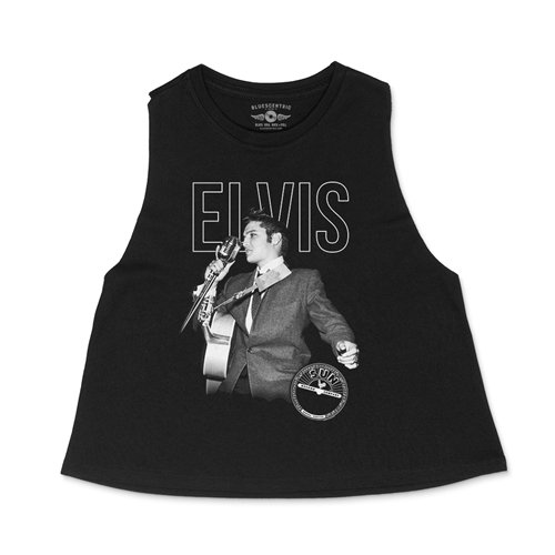Elvis Marquee Racerback Crop Top - Women's