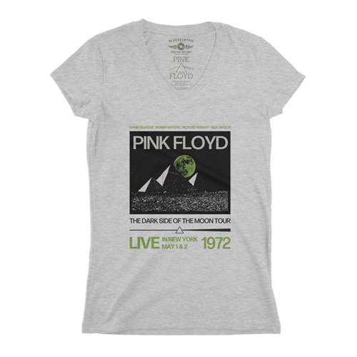 Pink Floyd 1972 Tour V-Neck T Shirt - Women's