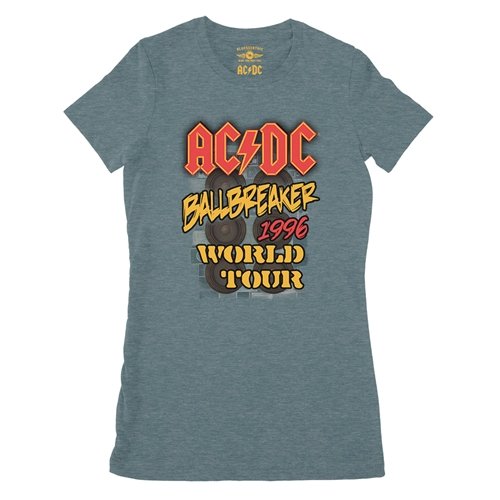 AC/DC Ballbreaker World Tour Ladies T Shirt - Relaxed Fit