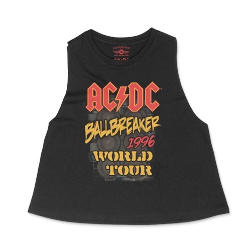 AC/DC Ballbreaker World Tour Racerback Crop Top - Women's
