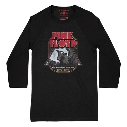 Pink Floyd Vintage Concert Tour Baseball T-Shirt