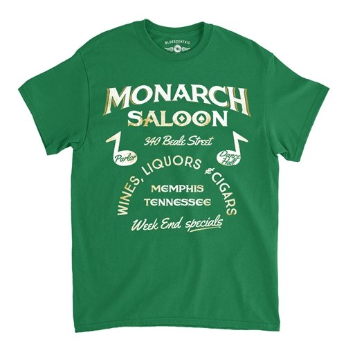 Monarch Saloon Memphis T-Shirt - Classic Heavy Cotton