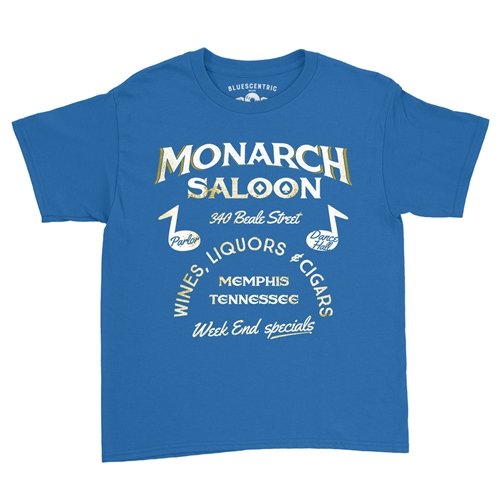 Monarch Saloon Memphis Youth T-Shirt - Lightweight Vintage Children