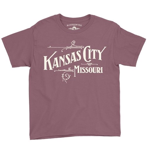 Kansas City Missouri Youth T-Shirt - Lightweight Vintage Children & Toddlers
