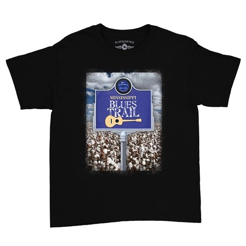 Mississippi Blues Trail Cotton Photo Youth T-Shirt - Lightweight Vintage Children & Toddlers