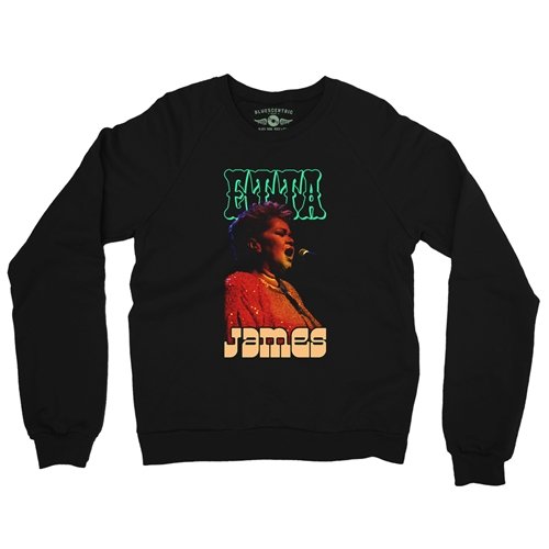Etta James Red Sequin Crewneck Sweater