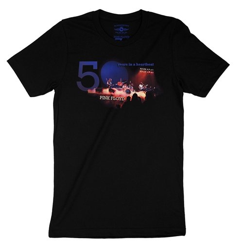 Pink Floyd 50 Years in a Heartbeat T-Shirt - Lightweight Vintage Style