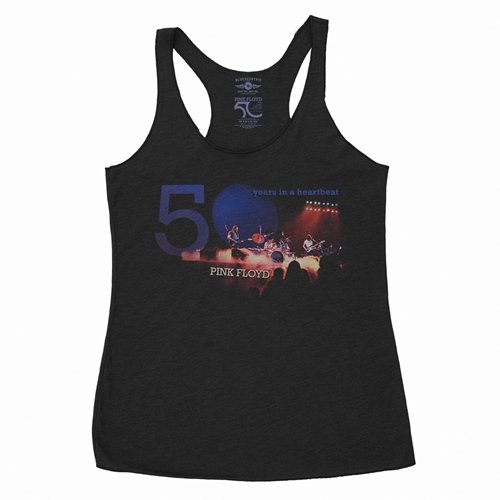 Pink Floyd 50 Years in a Heartbeat Racerback Tank - Women's