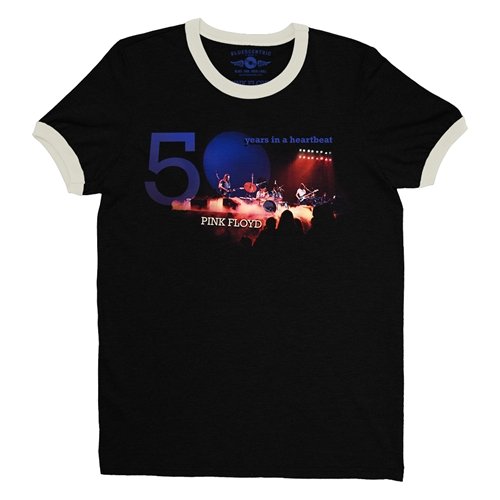 Pink Floyd 50 Years in a Heartbeat Ringer T-Shirt