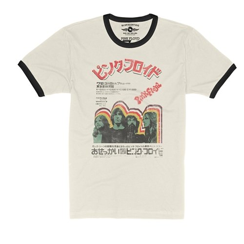 Pink Floyd Japan Vintage Concert Ringer T-Shirt