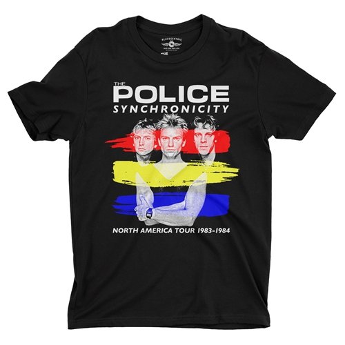 The Police Synchronicity Tour T-Shirt - Lightweight Vintage Style