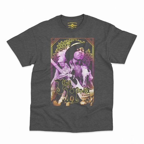 Jimi Hendrix Gold Dust T-Shirt - Classic Heavy Cotton