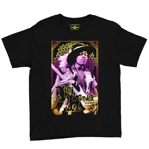 Jimi Hendrix Gold Dust Youth T-Shirt - Lightweight Vintage Children