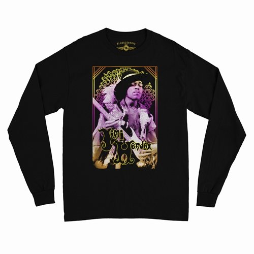 Jimi Hendrix Gold Dust Long Sleeve T-Shirt