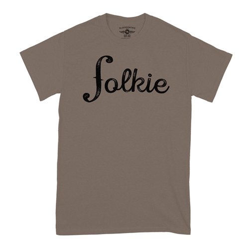 Folkie Music T-Shirt - Classic Heavy Cotton