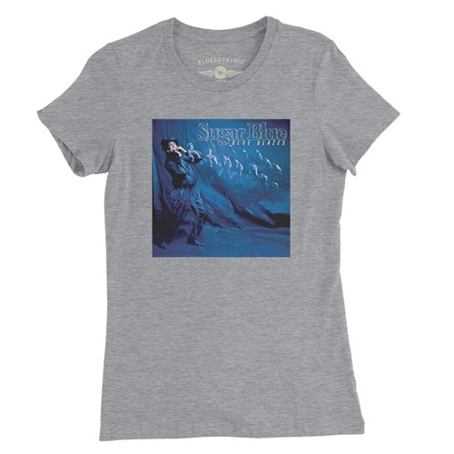 Ladies' Sugar Blue Blue Blazes Alligator 4819 T Shirt