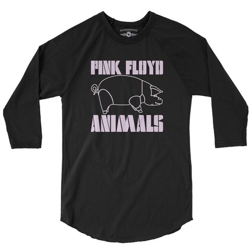 Pink Floyd Animals Baseball T-Shirt
