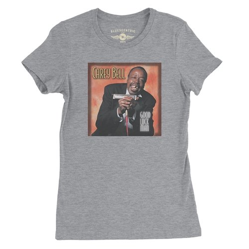 Carey Bell Good Luck Man Ladies T Shirt