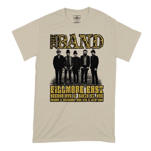 The Band at The Fillmore T-Shirt - Classic Heavy Cotton