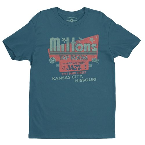 Milton's Jazz Kansas City T-Shirt - Lightweight Vintage Style