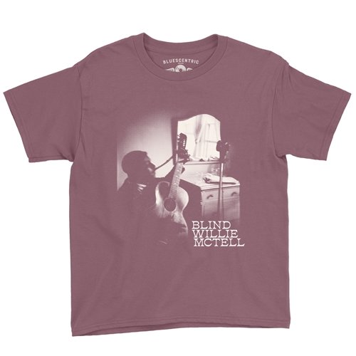 Ghostly Blind Willie McTell Youth T-Shirt - Lightweight Vintage Children