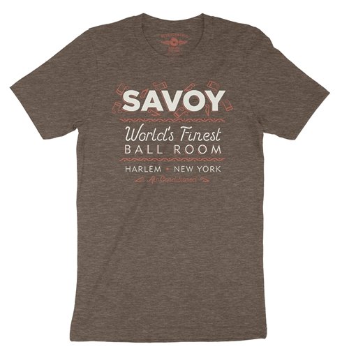 Savoy Ballroom Harlem T-Shirt - Lightweight Vintage Style