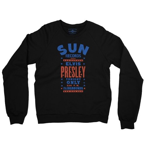 Sun Records Elvis Live at Tupelo Crewneck Sweater