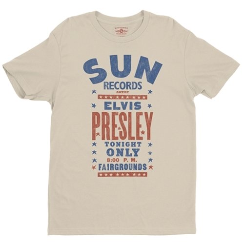 Sun Records Elvis Live at Tupelo T-Shirt - Lightweight Vintage Style