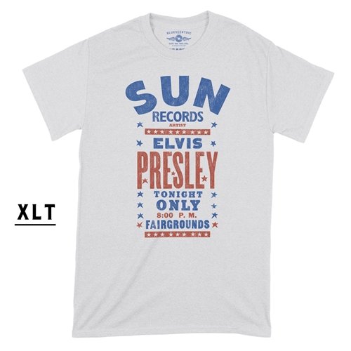 XLT Sun Records Elvis Live at Tupelo T-Shirt - Men's Big & Tall