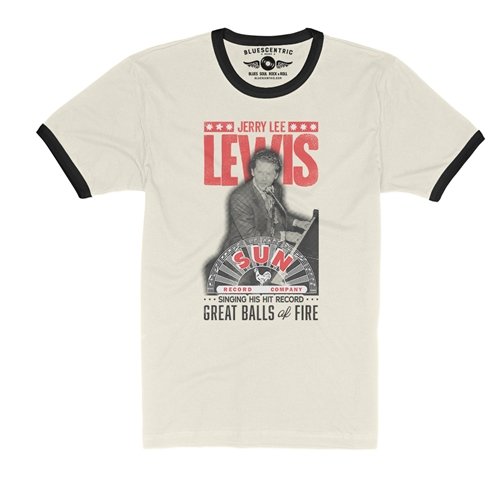 Jerry Lee Lewis x Sun Records Poster Ringer T-Shirt