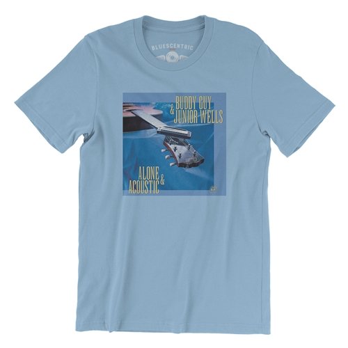 Buddy Guy and Junior Wells Alone and Acoustic T-Shirt - Classic Heavy Cotton