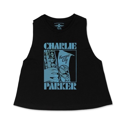 Charlie Parker Kansas City Mosaic Racerback Crop Top - Women's