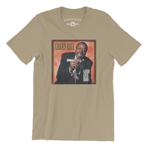 Carey Bell Good Luck Man T-Shirt - Classic Heavy Cotton