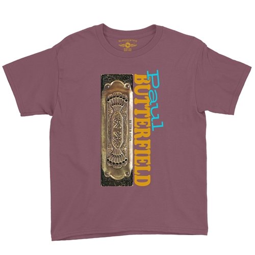 Paul Butterfield Harmonica Youth T-Shirt - Lightweight Vintage Children