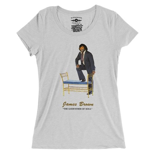 James Brown Godfather of Soul Ladies T Shirt - Relaxed Fit