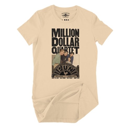 Sun's Million Dollar Quartet Ladies T Shirt - Relaxed Fit