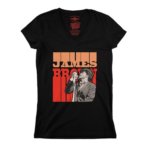 James Brown Super 60's V-Neck T Shirt - Women's
