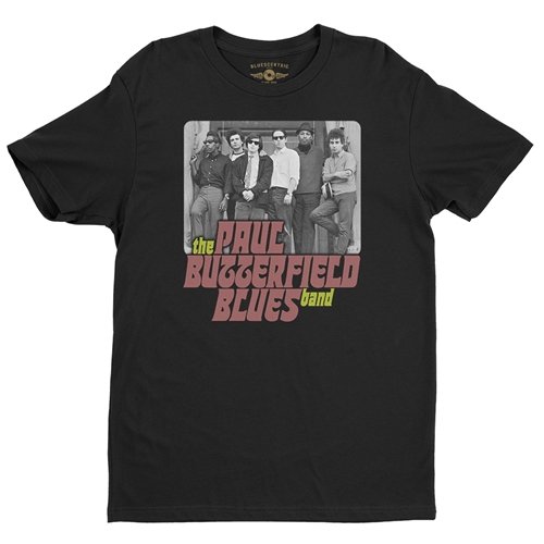 The Paul Butterfield Blues Band Photo T-Shirt T-Shirt - Lightweight Vintage Style