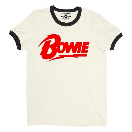 Red David Bowie Diamond Logo  Ringer T-Shirt
