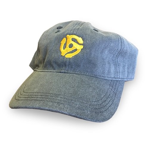 45 Record Adapter Hat - Grey Unstructured