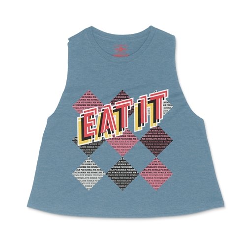 Humble Pie Argyle Racerback Crop Top - Women's