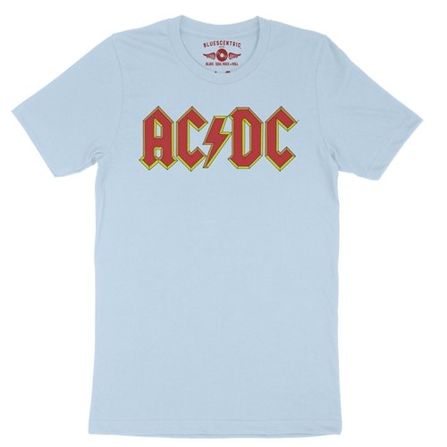 AC/DC Comic Logo T-Shirt - Lightweight Vintage Style