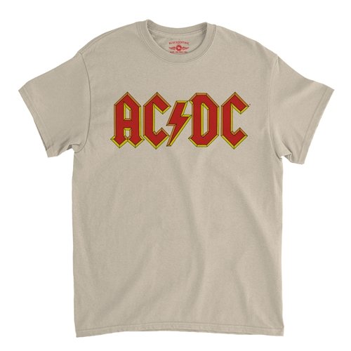 AC/DC Comic Logo T-Shirt - Classic Heavy Cotton